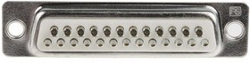 25 Way Panel Mount D-sub Connector Plug, 2.77mm Pitch