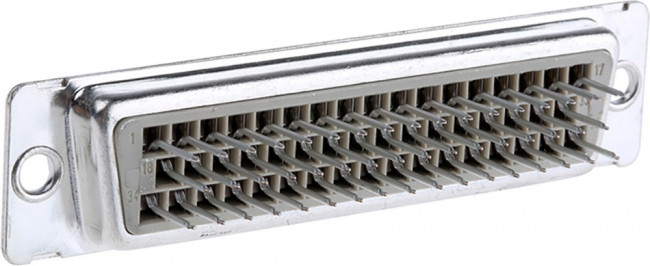 013920, TMC 50 Way Through Hole D-sub Connector Socket, 2.75mm Pitch 013920, TMC 50 Way Through Hole D-sub Connector Socket, 2.75mm Pitch