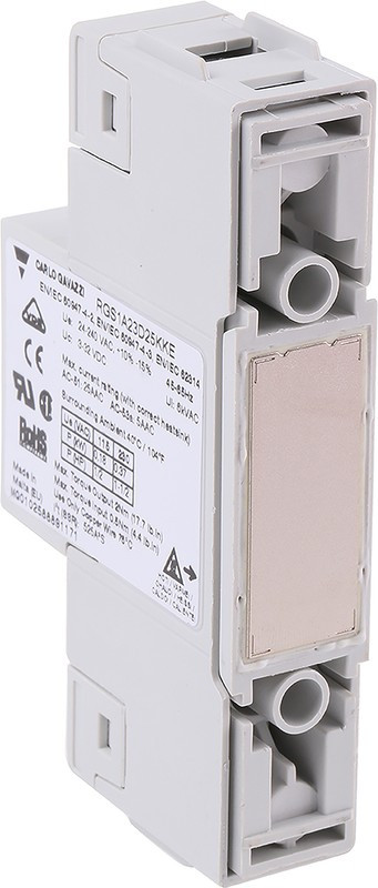 RGS1A23D25KKE, Solid State Relay, 25 A Load, Panel Mount, 240 V ac Load, 32 V dc Control RGS1A23D25KKE, Solid State Relay, 25 A Load, Panel Mount, 240 V ac Load, 32 V dc Control