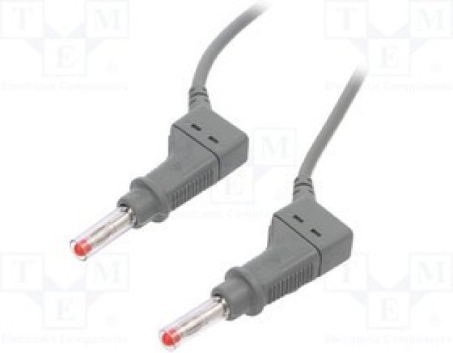 XZG425-10028, Соединительный провод, 32А, Дл: 1м, серый, изоляция: ПВХ