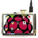 3.5inch HDMI LCD, IPS дисплей 320×480px с резистивной сенсорной панелью для Raspberry Pi 3.5inch HDMI LCD, IPS дисплей 320×480px с резистивной сенсорной панелью для Raspberry Pi
