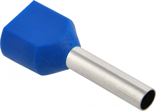 UTE10-D3-3-100, Наконечник НШвИ 2х2.5-12 синий НГИ2 (100шт)