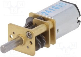 POLOLU-2372, Двигатель DC, с редуктором, 6ВDC, Medium Power, 1000 1, 700мА