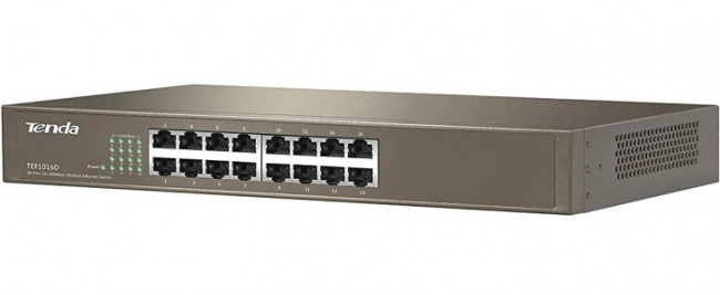 Коммутатор 16PORT 10/100M TEF1016D TENDA Коммутатор 16PORT 10/100M TEF1016D TENDA