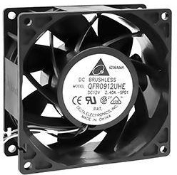 QFR1212GHEEVT, DC Fans Fan, 120x38mm, 12VDC, Ball, 4 Position Conn, Tach, Lock Rotor Sensor, Tach/PWM