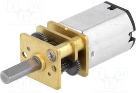 POLOLU-995, Двигатель: DC, с редуктором, HP, 6ВDC, 1,6А, Ось: D профиль, 249: 1