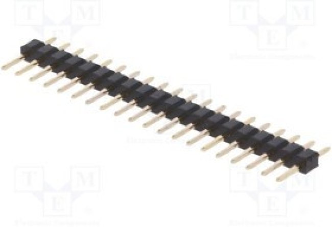ZL303-20P, Штыревой штыревое "папа" PIN 20 прямой 2мм THT 1x20
