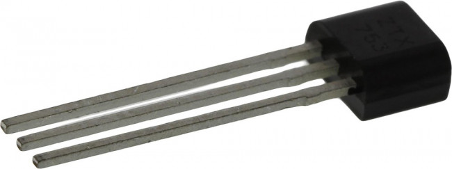 Bipolar junction transistor, PNP, -2 A, -100 V, THT, e-line, ZTX753 Bipolar junction transistor, PNP, -2 A, -100 V, THT, e-line, ZTX753