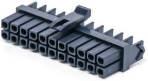 172952-2201, Headers & Wire Housings Micro-Fit TPA Recept Dual Row 22 CKTS 172952-2201, Headers & Wire Housings Micro-Fit TPA Recept Dual Row 22 CKTS