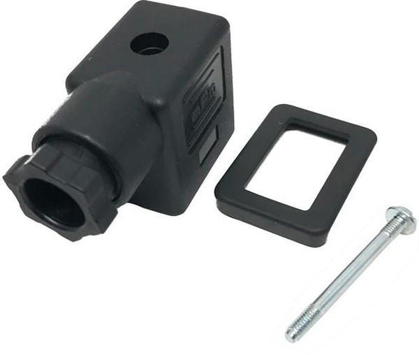 MX-1210230122, Разъем: соленоидный, вилка, формат В, 11мм, "мама", PIN: 3, 1,5мм2 MX-1210230122, Разъем: соленоидный, вилка, формат В, 11мм, "мама", PIN: 3, 1,5мм2