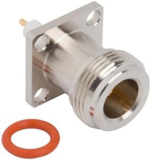 172224-24, RF Connectors / Coaxial Connectors N Panel Recept Jack Ext Teflon/Contact 172224-24, RF Connectors / Coaxial Connectors N Panel Recept Jack Ext Teflon/Contact