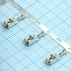 1-160760-2, Клемма быстрого отключения 26-30AWG латунь лента 14,5мм на катушке