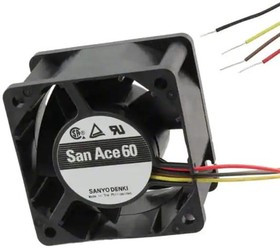 9GA0612P6G001, 9GA Series Axial Fan, 12 V dc, DC Operation, 52.8m³/h, 3.12W, 260mA Max, 60 x 60 x 20mm