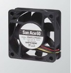 9GA0612P6G001, 9GA Series Axial Fan, 12 V dc, DC Operation, 52.8m³/h, 3.12W, 260mA Max, 60 x 60 x 20mm