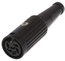 601-0300, Разъем DIN Аудио / Видео, 3 контакт(-ов), Гнездо, Монтаж на Кабель, Пайка 601-0300, Разъем DIN Аудио / Видео, 3 контакт(-ов), Гнездо, Монтаж на Кабель, Пайка