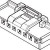5023510600, Conn Housing RCP 6 POS 2mm Crimp ST Cable Mount Natural DuraClik Bag