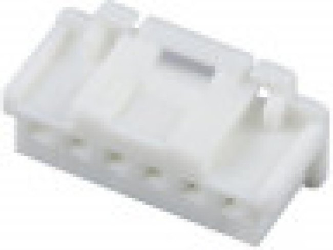 5023510600, Conn Housing RCP 6 POS 2mm Crimp ST Cable Mount Natural DuraClik Bag
