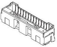 502443-0970, Headers &amp; Wire Housings 2.0 W/B Sgl S/TRecAssy9CktEmbsTpPkg