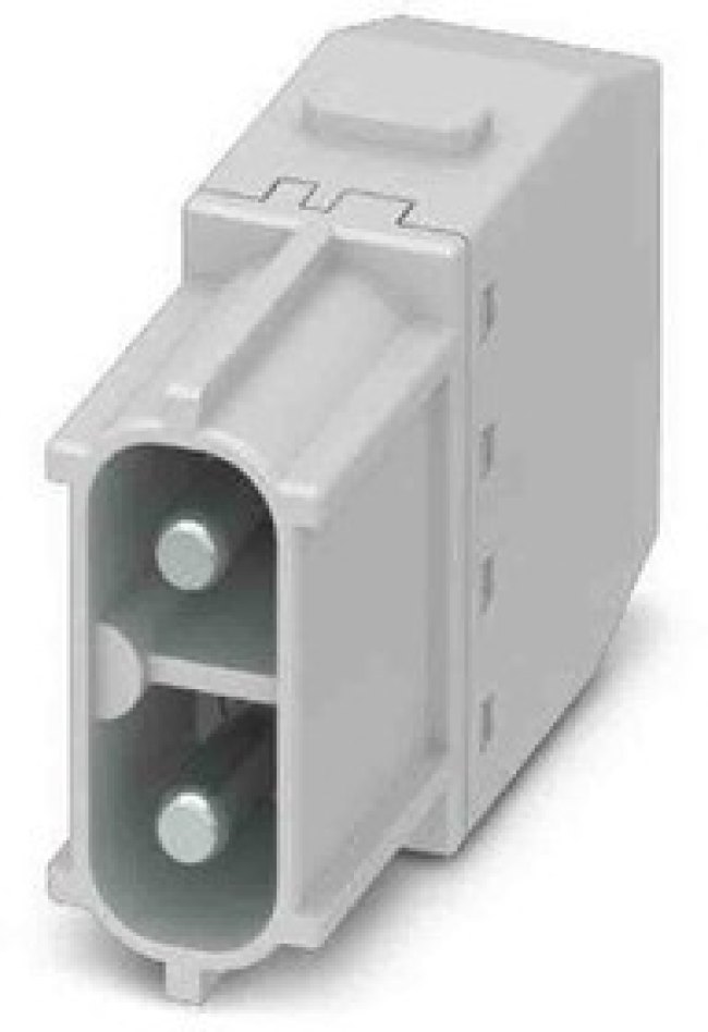 1424223, Heavy Duty Power Connector Insert, 40A, Male, HC-M Series, 2 Contacts