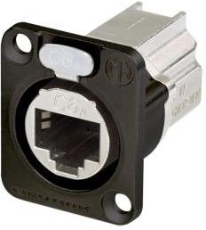 NE8FDX-P6-B, Адаптер в линию, сквозной, RJ45, RJ45, Переходник,