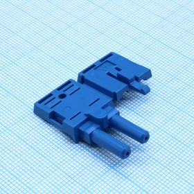 AFBR-452BZ, Fiber Optic Connectors POF DPLX CONN BLUE