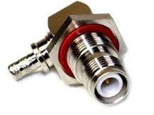 031-6510, RF Connectors / Coaxial Connectors Right Ang Blkhd TNC Jack Rev Pol LMR-200