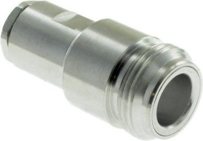 R161206000W, jack Cable Mount N Connector, 50, Clamp Termination, Straight Body R161206000W, jack Cable Mount N Connector, 50, Clamp Termination, Straight Body