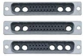 173107-0184, D-Sub Backshells D-SUB MIXED LAYOUT CRIMP HOUSING