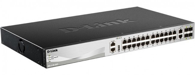 Коммутатор D-Link DGS-3130-30TS 24x1Гбит/с 2x10Гбит/с 4SFP+ управляемый Коммутатор D-Link DGS-3130-30TS 24x1Гбит/с 2x10Гбит/с 4SFP+ управляемый