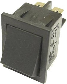 RS-201-6C1 (черный), Переключатель черный ON-OFF (16A 250VAC) DPST 4P