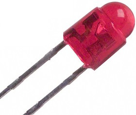 SLI-343URC3F, 1.9 V Red LED SLI-343 Through Hole, SLI-343URC3F