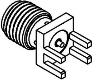 R124423223, RF Connectors / Coaxial Connectors SMA / STRAIGHT JACK RECEPTACLE FOR PCB SMT TYPE - EDGE CARD. R124423223, RF Connectors / Coaxial Connectors SMA / STRAIGHT JACK RECEPTACLE FOR PCB SMT TYPE - EDGE CARD.