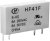 HF41F/12-Z, Сверхминиатюрное силовое реле серия HF41F SPDT (6А одна контактная группа-два направления) катушка 12В вертикальный монтаж