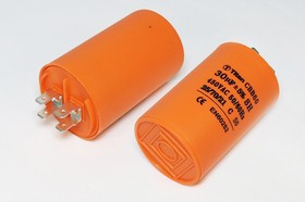 Конденсатор пусковой, емкость 30 мкФ, 450~В, размер 45x70, номинальное отклонение: 5, рабочая темпер Конденсатор пусковой, емкость 30 мкФ, 450~В, размер 45x70, номинальное отклонение: 5, рабочая темпер