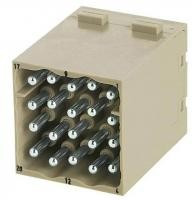 SRK-BS-MD-ST-001, Automotive Connectors BKSHL, MED, BLK, ST NW 17/22