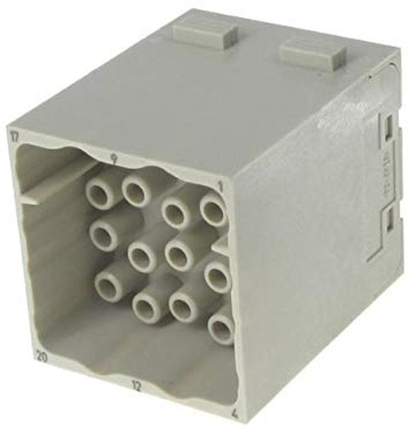 SRK-BS-MD-ST-001, Automotive Connectors BKSHL, MED, BLK, ST NW 17/22