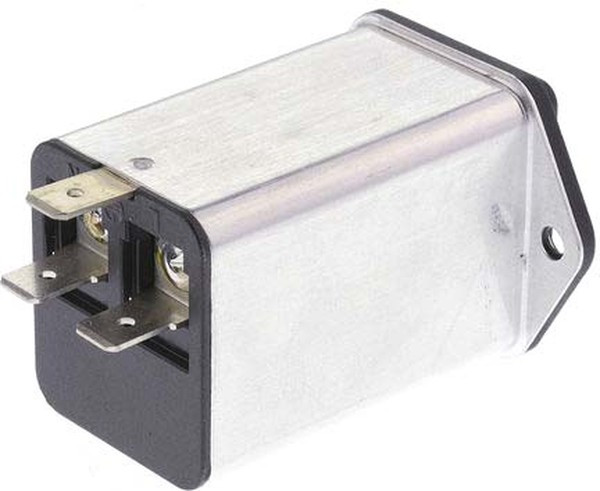 DC12.2102.001, Filtered IEC Power Entry Module, IEC C14, General Purpose, 2 А, 250 В AC, 2-Полюсный выключатель