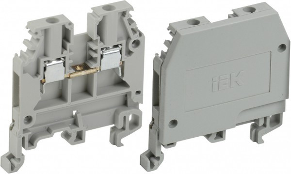 YZN10-002-K03, Зажим наборный ЗНИ-2,5мм2 (JXB24А) серый IEK