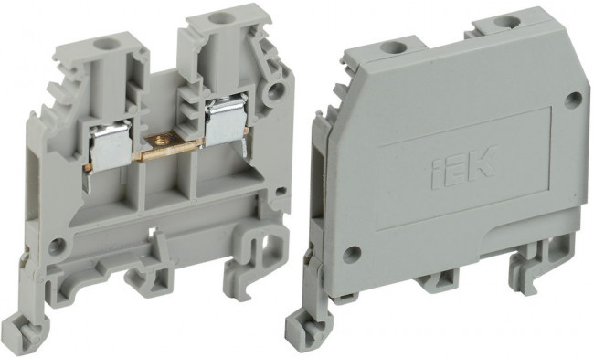 YZN10-002-K03, Зажим наборный ЗНИ-2,5мм2 (JXB24А) серый IEK