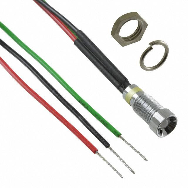 606-2415-110F, Многоцветные панельные индикаторы, Зеленый Красный, 6 мм, R 10мА, G 10мА, R 2В, G 2В 606-2415-110F, Многоцветные панельные индикаторы, Зеленый Красный, 6 мм, R 10мА, G 10мА, R 2В, G 2В