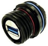 USB3FTV7SAGF459, USB Connectors SZ 15 Jam Nut Rcpt USB OD Cad