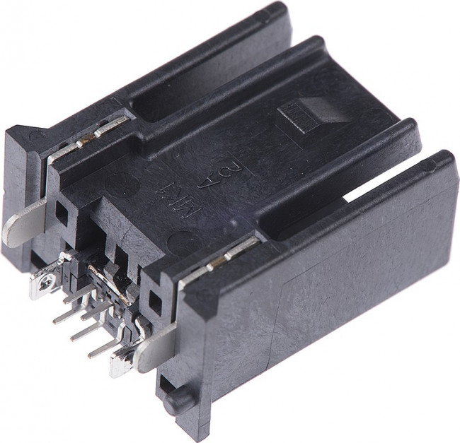 104004-0501, USB Connectors 0.80mm P Mini B Vert Hdr TH 5 CKT Type A