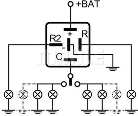MFL 8, Реле указателей поворота и аварийной сигнализации
