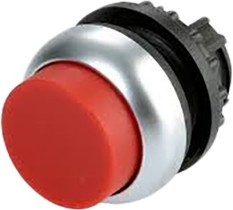 216641 M22-DH-R, RMQ Titan Series Red Momentary Push Button Head, 22mm Cutout, IP67