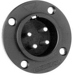 AP-8-14, Loudspeaker Connectors ML CHASIS Round FLNG Machined CONT