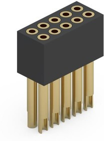 854-22-009-10-001101, Headers &amp; Wire Housings 9P 1R THRU-HOLE .350 HEIGHT CONN