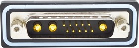 CDFV13W3113L411, Комбинированный разъем D Sub, IP67, NANOOK Series, DB-13W3, Штекер, 13 контакт(-ов)