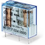 Реле миниатюрное 2CO 8А 230В FINDER 405282300000