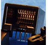 95501-2611, Modular Connectors / Ethernet Connectors RA LP TH JACK 6/6