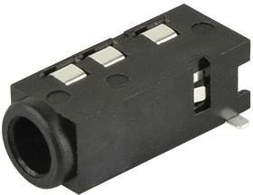 SJ2-3573A2-SMT-TR, Phone Connectors 3.5mm Narrow Ftprint 3 conductor 0 switc